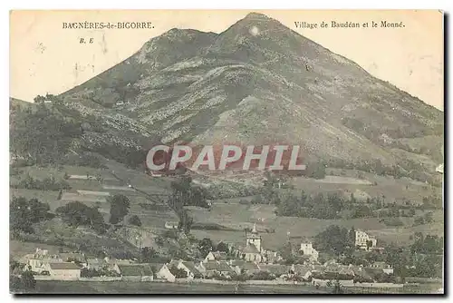 Cartes postales Bagneres de Bigorre Village de Baudean et le Monne