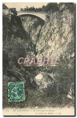 Cartes postales Le Dauphine St Christophe en Oisans Les Ponts du Diable