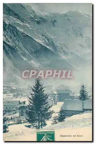 Ansichtskarte AK Chamonix en hiver