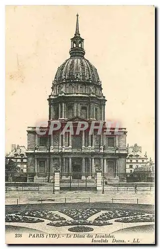 Cartes postales Paris Le Dome des Invalides