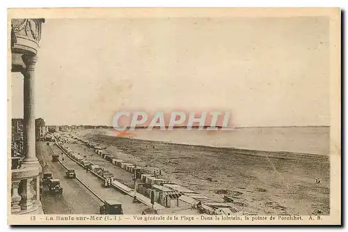 Cartes postales La Baule sur Mer L I Vue generale de la Plage dans le lointain la pointe de Pornichet