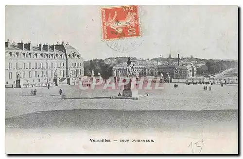 Ansichtskarte AK Versailles Cour d'Honneur