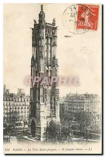 Cartes postales Paris La Tour Saint Jacques