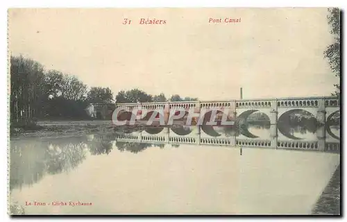 Cartes postales Beziers Pont Canal