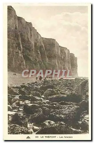 Cartes postales Le Treport Les falaises