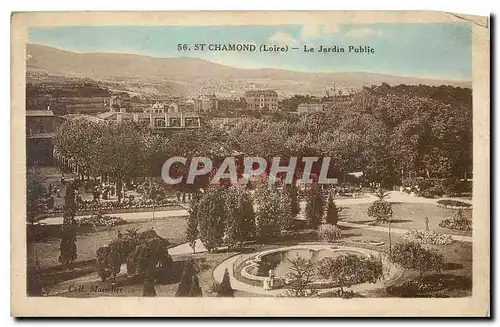 Cartes postales St Chamond Loire Le Jardin Public