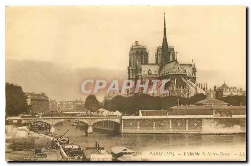 Ansichtskarte AK Paris L'Abside de Notre Dame