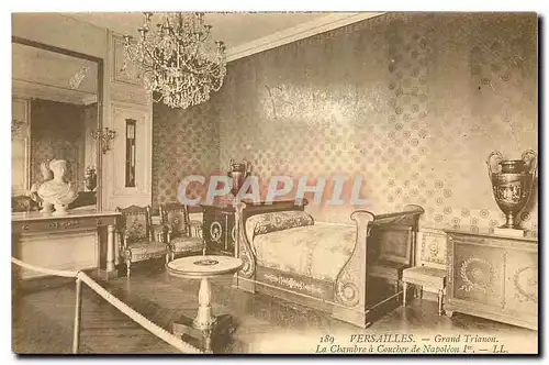 Cartes postales Versailles Grand Trianon La Chambre a coucher de Napoleon I