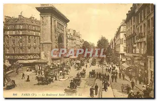 Cartes postales Paris Le Boulevard Saint Denis