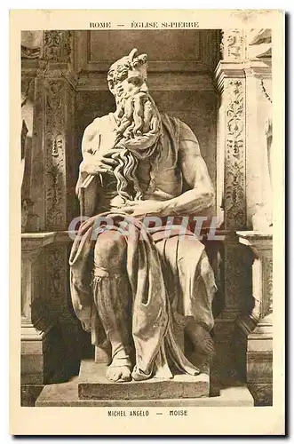 Cartes postales Rome Eglise St Pierre Michel Angelo Moise