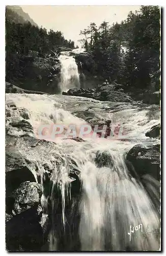 Ansichtskarte AK Environs de Cauterets Htes Pyr Le Pont d'Espagne La Cascade