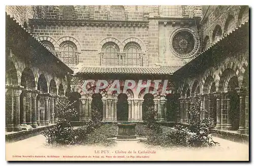 Cartes postales Le Puy Cloitre de la Cathedrale