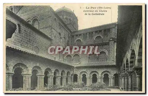 Cartes postales Le Puy Hte Loire Interieur du Cloitre de la cathedrale