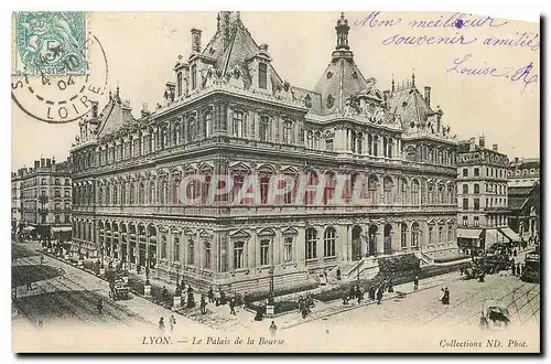 Cartes postales Lyon Le Palais de la Bourse