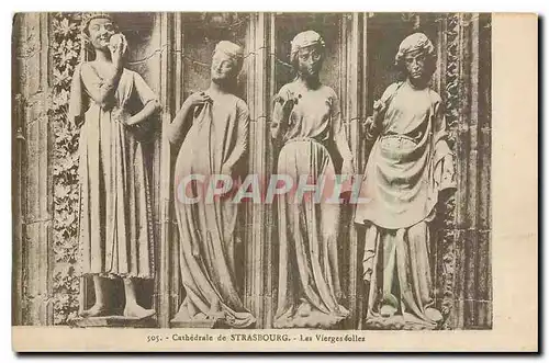 Cartes postales Cathedrale de Strasbourg Les Vierges