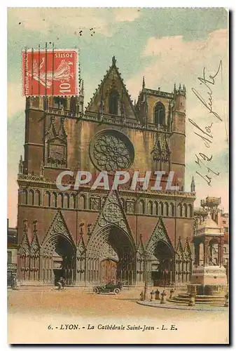 Cartes postales Lyon La Cathedrale Saint Jean