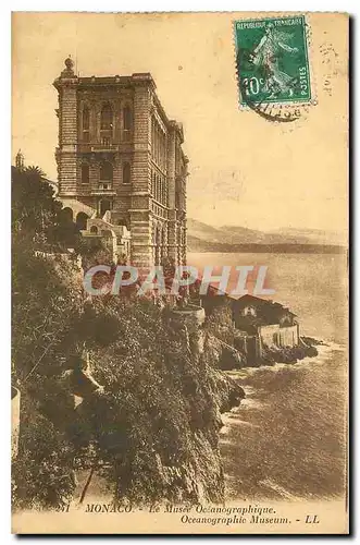 Cartes postales Monaco Le Musee Oceanographique