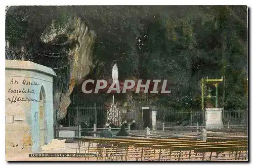 Cartes postales Lourdes La Grotte Miraculeuse