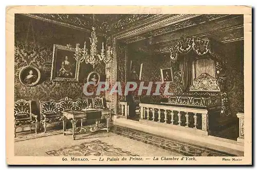 Cartes postales Monaco Le Palais du Prince La Chambre d'York