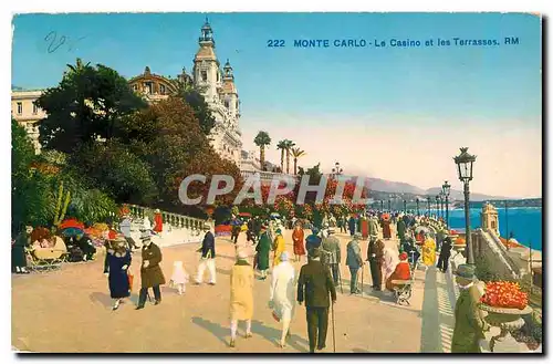 Cartes postales Monte Carlo Le Casino et les Terrasses