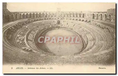 Cartes postales Arles Interieur des Arenes