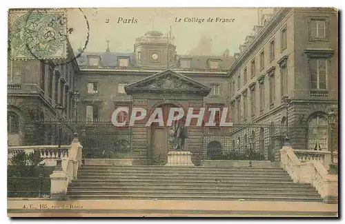 Cartes postales Paris Le College de France