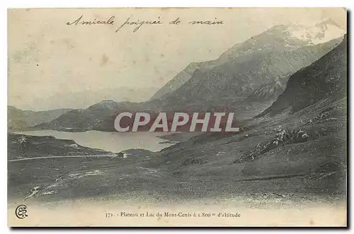 Cartes postales Plateau et Lac du Mont Cenis