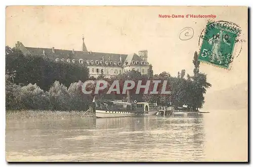 Ansichtskarte AK Notre Dame d'Hautecombe Bateau