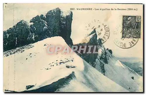 Cartes postales Maurienne Les Aiguilles de la Saussaz