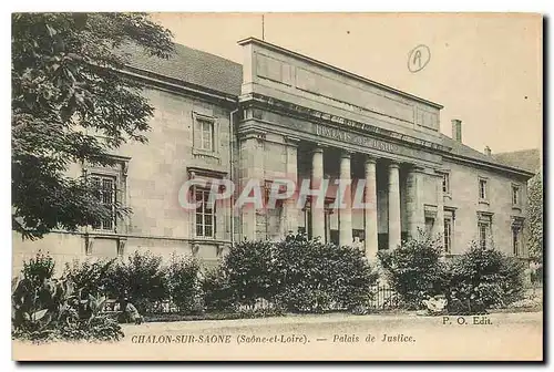 Cartes postales Chalon sur saone Saone et Loire Palais de Justice