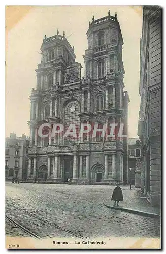 Cartes postales Rennes La Cathedrale