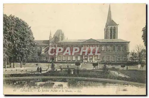 Ansichtskarte AK Lisieux Le Jardin Public et le Musee