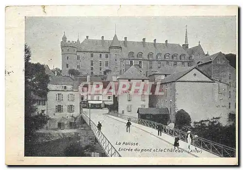 Cartes postales La Palisse Entree du pont et le Chateau Allier