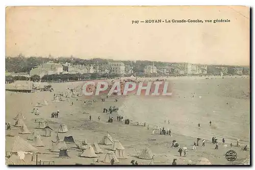 Cartes postales Royan La Grande Conche vue generale