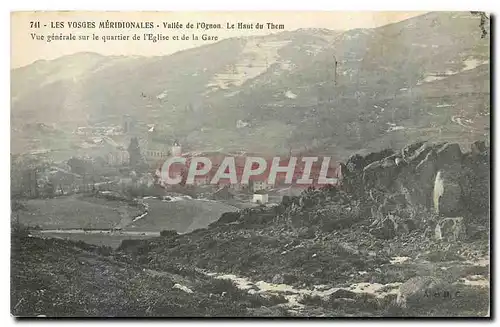 Ansichtskarte AK Les Vosges Meridionales Vallee de l'Ognon Le Haut du Them vue generale sur le quartier de l'Egli