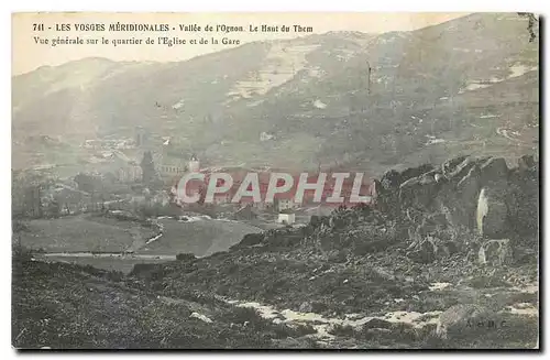 Cartes postales Les Vosges Meridionales Vallee de l'Ognon Le Haut du Them vue generale sur le quartier de l'Egli