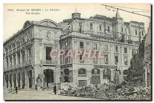 Ansichtskarte AK Ruines de Reims Le Theatre