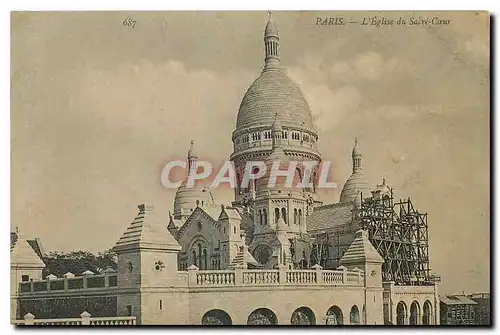 Cartes postales Paris L'Eglise du Sacre Coeur