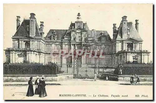 Cartes postales Maisons Laffitte Le Chateau Facade Nord