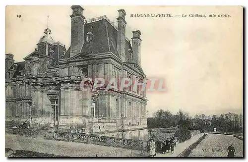 Cartes postales Maisons Laffitte Le Chateau aile droite