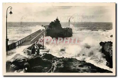 Cartes postales Biarritz Rocher de la Vierge