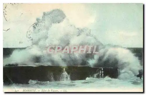 Cartes postales Biarritz Effet de Vagues