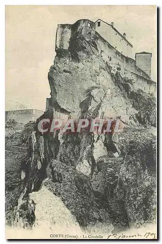 Ansichtskarte AK Corte Corse La Citadelle