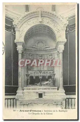 Cartes postales Ars sur Fromans Interieur de la Basilique La Chapelle de la Chasse