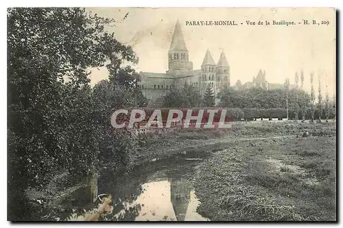 Cartes postales Paray le Monial Vue de la Basilique