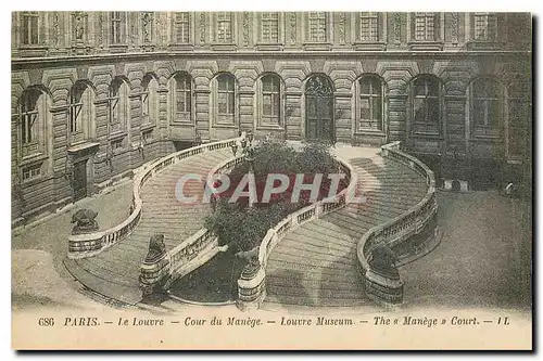 Cartes postales Paris Le Louvre Cour du Manege