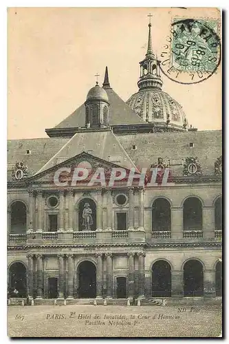 Ansichtskarte AK Paris Hotel des Invalides la Cour d'Honneur Pavillon Napoleon I