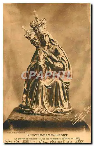 Cartes postales Notre Dame du Port La statue miraculeuse