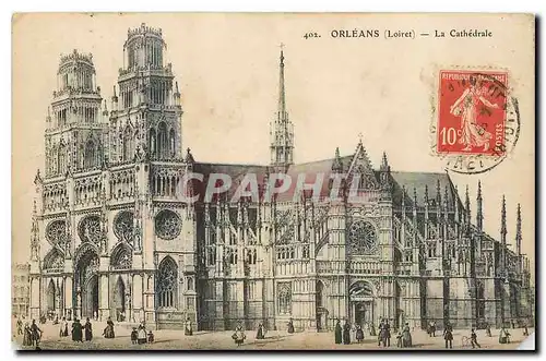 Cartes postales Orleans Loiret La Cathedrale