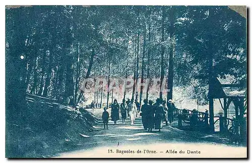 Cartes postales Bagnoles de l'Orne Allee du Dante